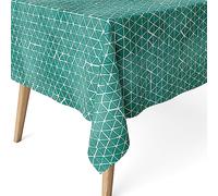 Martina Home Cervia Nappe en Résine Bleu 250 x 140 cm