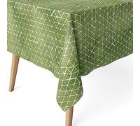 Martina Home Cervia Nappe en Résine Vert 240 x 140 cm