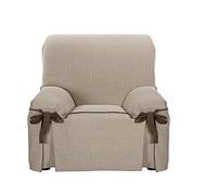 Martina Home Corfu Housse de canapé avec nœuds en Lin 1 Place