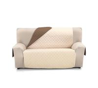 Martina Home Couvre-canapé matelassé réversible Ambar 2 Places Beige Marron