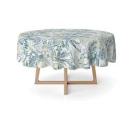 Martina Home Danubio Nappe en Résine Ronde Bleu 140 cm