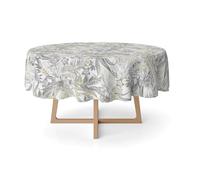 Martina Home Danubio Nappe en Résine Ronde Gris 140 cm