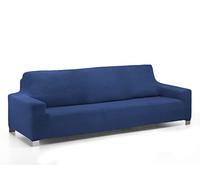 Martina Home Daytona Housse de canapé Super élastique Multi Adaptable, Polyester Coton, Bleu Marine, 1 Places