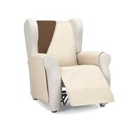 Martina Home Diamond Housse de canapé 1 Place/Relax - Beige/Brown