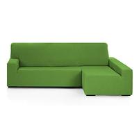 Martina Home - Emilia - Housse élastique pour Chaise Longue - Bras Droit Long (vu de Face) - Vert