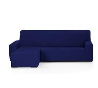 Martina Home - Emilia - Housse élastique pour Chaise Longue - Bras Gauche Court (vu de Face) - Marina