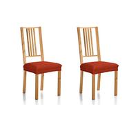 Martina Home Emilia Lot de Housses de siège en Tissu pour Chaise 24x30x6 cm Brique