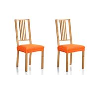 Martina Home Emilia Lot de Housses de siège en Tissu pour Chaise 24x30x6 cm Orange