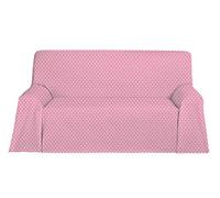 Martina Home - Foulard Multifonction/Plaid modèle Candy Star 130 x 180 cm. Rose