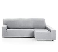 Martina Home Housse de canapé d'angle Alma, avec accoudoir Droit, Gris, 240-280 cm