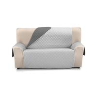 Martina Home Housse de canapé matelassée réversible Ambre 3 Places Gris Anthracite