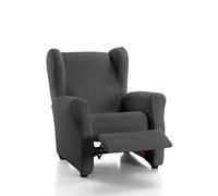 Martina Home Housse Fauteuil, Polyester Coton, Anthracite, Sillón Relax