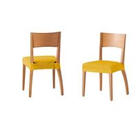 Martina Home Housse pour chaise Martina Home Housse de chaise assise 24x30x6 cm or, 2 Unités