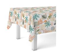 Martina Home Mantel Hule Sella Naranja 180X140 CM