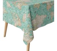 Martina Home Mapamundi Nappe en Résine Ronde Turquoise 140 cm