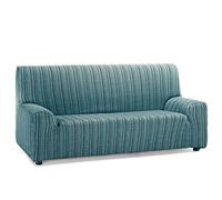 Martina Home Mejico Housse de canapé élastique 4 Plazas, 240 a 270 cm de ancho Bleu