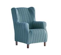 Martina Home Mejico Housse de Fauteuil élastique À Oreilles 33x42x8 cm Bleu
