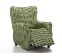 Martina Home Mejico Housse de Fauteuil Vert Relax Complet de 70 à 90 cm Largeur
