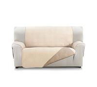 Martina Home Milano Housse de canapé rembourré 2 Places - Beige/Cuir