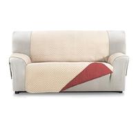 Martina Home Milano Housse de canapé rembourré 3 Places - Beige/Rouge