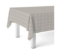 Martina Home Nappe en Toile cirée carrée Beige 240 x 140 cm