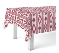 Martina Home Nappe en Toile cirée Mallorchi Rouge 260 x 140 cm