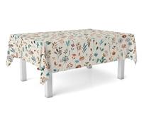 Martina Home Nappe en Toile cirée Motif Jardin, Beige, 300 x 140 cm