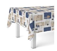 Martina Home Ocean Nappe en Toile Cirée Unique 250 x 140 cm