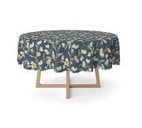 Martina Home Olga Nappe en Résine Ronde Bleu 140 cm