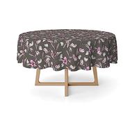 Martina Home Olga Nappe en Résine Ronde Magenta 140 cm