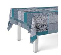 Martina Home Pompe Nappe en Toile Cirée Bleu 300 x 140 cm