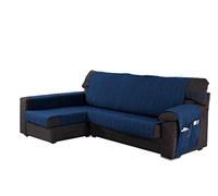 Martina Home Ribera Couvre Chaise Longue Bras Gauche Tissu Bleu 280 cm