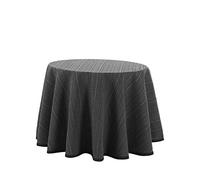 Martina Home Ribera Jupe pour Table de Table, Anthracite, Ronde de 90