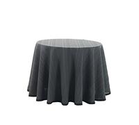 Martina Home Ribera Nappe pour Table Camilla Redonda de 100 Noir