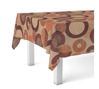 Martina Home Tambre Nappe en Toile Cirée Orange 180 x 140 cm