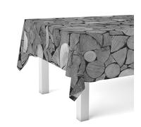 Martina Home Trunks Nappe en Toile Cirée Gris 200 x 140 cm