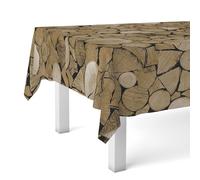 Martina Home Trunks Nappe en Toile Cirée Marron 180 x 140 cm