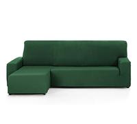 Martina Home Tunez Housse de canapé d'angle avec Design Moderne, Tissu, Vert Bouteille, accoudoir Gauche Court