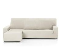Martina Home Tunez Housse de canapé d'angle avec Un Design Tendance, Tissu, Ivoire, accoudoir Gauche Court