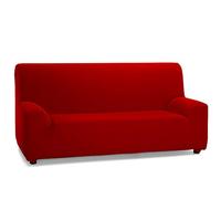 Martina Home Tunez housse de canapé élastiquée 3 Places 3 Plazas (180-240 cm) rouge