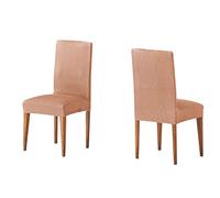 Martina Home Tunez Lot de 2 Housses de Chaise en Tissu avec Dossier Saumon 24 x 30 x 6 cm