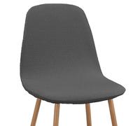 Martina Home Tunis Lot de 6 Housses de Chaise élastiques Anthracite