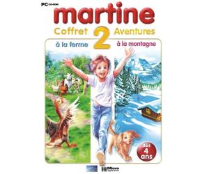 Martine - Coffret 2 aventures : a la ferme + a la montagne
