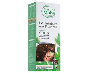 Martine Mahé Teinture aux Plantes 5 Applications 250 ml N°5 Châtain Clair Doré