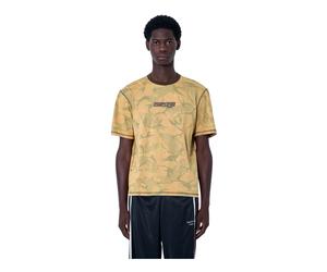Martine Rose - T-shirt Imprimé en Jersey de Coton - Homme - Tops - Orange - Taille: L