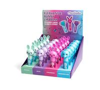 MARTINELIA - Baume à Lèvres Animal Pour Enfant - Stick à Lèvres Aromatisé Pour Fille - Sans Produit Toxique - Modèle Aléatoire Lapin & Elephant : Noix de Coco, Raisin, Fraise ou Guimauve - 1 unité