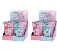 MARTINELIA - Baume à Lèvres Licorne Pour Enfant - Stick à Lèvres Aromatisé Pour Fille - Baume Hydratant - Sans Produit Toxique - Modèle Aléatoire Fraise ou Vanille - 1 unité (Lot de 2)