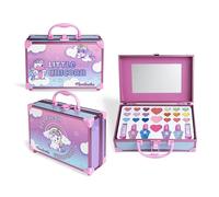 **Martinelia Believe In Unicorns Kit Maquillage Enfant 27 Pièces - Couleurs Variées & Lavable**