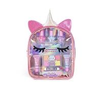 Martinelia Coffret Maquillage Enfant + Sac à Dos Licorne - Coffret Beauté Fille 2 Gloss, 3 Vernis à Ongles Enfant, 1 Lime à Ongles, Stickers, 6 Ombres à Paupières & Pinceau - sans Produits Nocifs