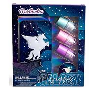 MARTINELIA Galaxy Dreams Set de nail art 5 pièces - Vernis lavables et sûrs pour enfants
